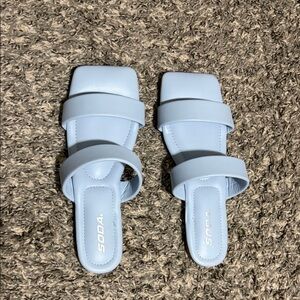 Double-Strap Slide Mules